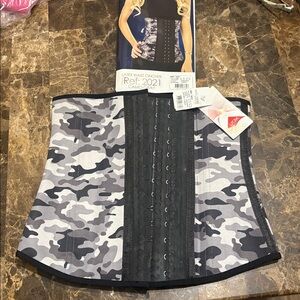 NIB Ann Chery 38sz Waist Shaper Black and gray